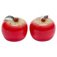 ceramic apple salt and pepper shaker